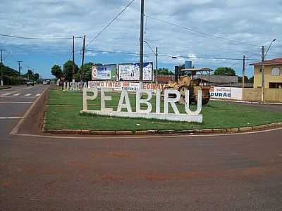 ENTRADA DA CIDADE-FOTO:SBA.OLIVEIRA  - PEABIRU - PR