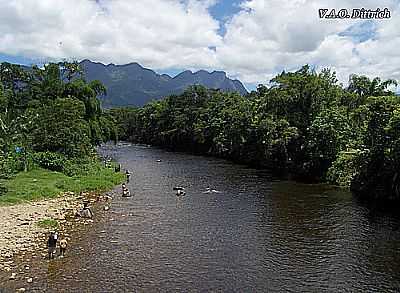 RIO NHUNDIAQUARA E SERRA DO MAR-FOTO:VINCIUS ANTONIO DE   - PORTO DE CIMA - PR