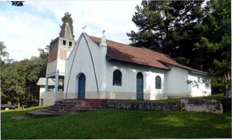 A IGREJA DA CAMPININHA  DEDICADA AO SENHOR BOM JESUS. - QUATRO BARRAS - PR