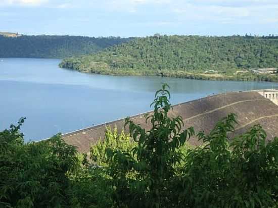 USINA DE SALTO OSRIO,MUNICPIO DE QUEDAS DO IGUAU-FOTO:EMERSON NOVALSKI - QUEDAS DO IGUAU - PR