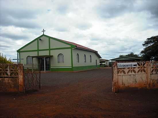 IGREJA ESTRADA DE RIO VERDE-FOTO:JSCP - RIO VERDE - PR