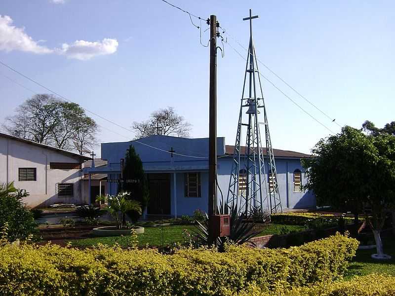 SANTA HELENA-PR-IGREJA DE SANTA TEREZINHA-FOTO:ARTEMIO CLIDES KARPINSKI - SANTA HELENA - PR