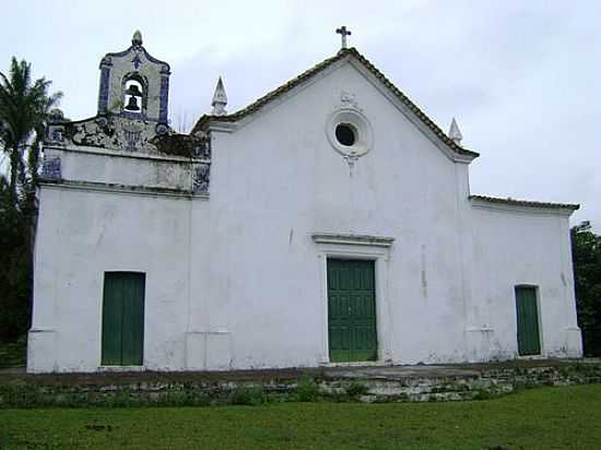 IGREJA DE N.SRA.DAS NEVES NA ILHA DA MAR-BA-FOTO:MARCO ANTONIO RAMOS - ILHA DE MAR - BA