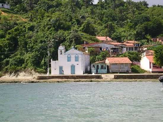 IGREJA DE N.SRA.DE SANTANA NA ILHA DA MAR-BA-FOTO:MARCO ANTONIO RAMOS - ILHA DE MAR - BA