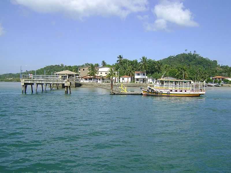 ILHA DA MAR-BA-PIER DE BOTELHO-FOTO:MARCO ANTONIO RAMOS - ILHA DE MAR - BA