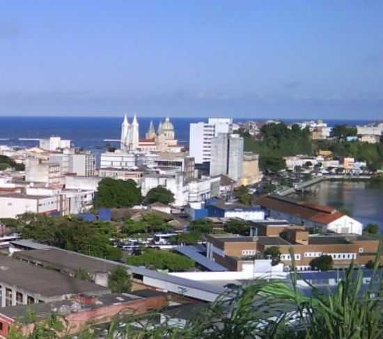 PARCIAL DO CENTRO DE ILHUS, POR BADO BRASIL - ILHUS - BA