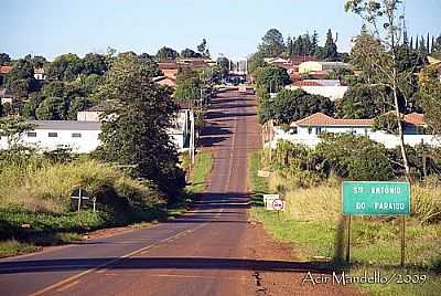 ENTRADA DA CIDADE-FOTO:ACIR MANDELLO  - SANTO ANTNIO DO PARASO - PR