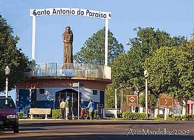 IMAGEM DE SANTO ANTONIO NA PRAAFOTOACIR MANDELLO  - SANTO ANTNIO DO PARASO - PR