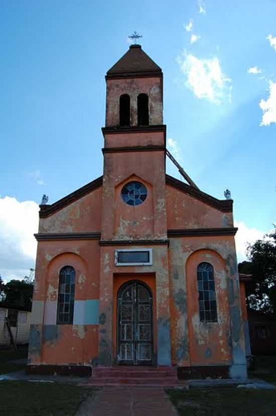 IGREJA MATRIZ EM SO LUIZ DO PURUN-PR-FOTO:MOACIR P CRUZ DE GU - SO LUIZ DO PURUN - PR