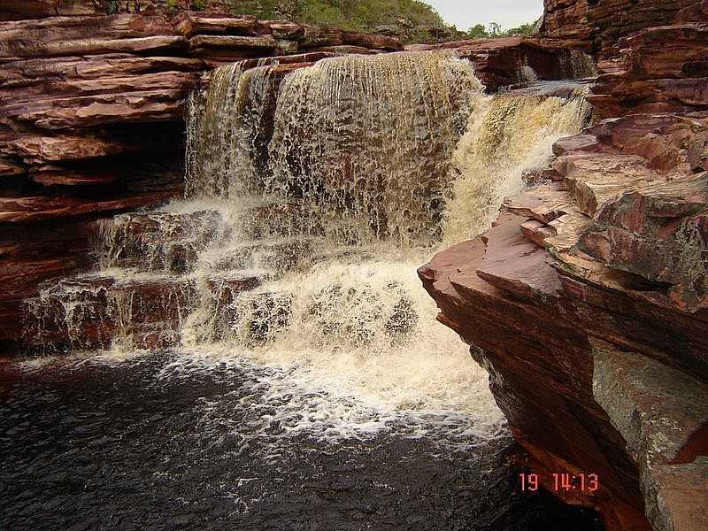 IRAMAIA-BA-CACHOEIRA DAS ANDORINHAS-FOTO:FLOR DA CHAPADA  - IRAMAIA - BA