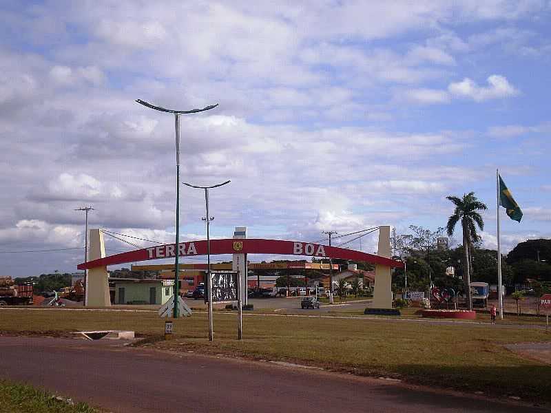 TERRA BOA-PR-PRTICO DE ENTRADA DA CIDADE-FOTO:VALDEIR - TERRA BOA - PR