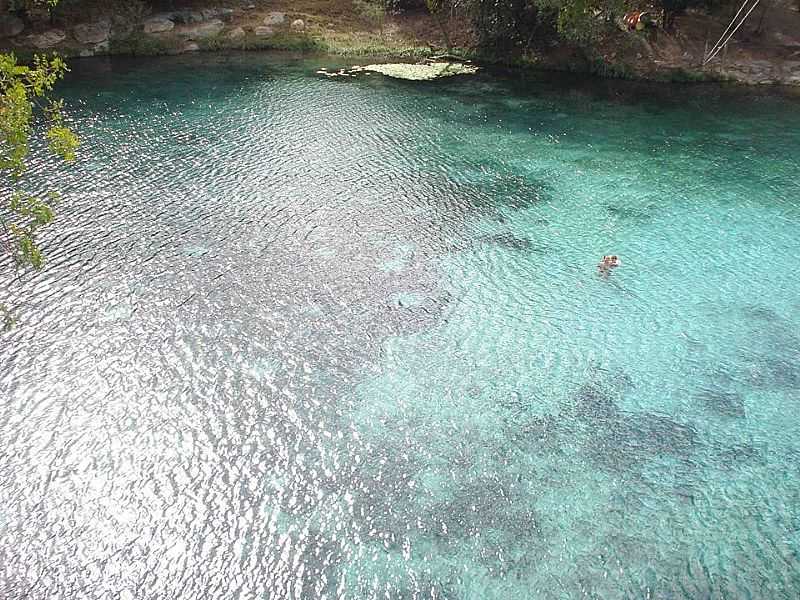 IRAQUARA-BA-GRUTA E LAGO NA FAZENDA PRATINHA-FOTO:FACEBOOK - IRAQUARA - BA