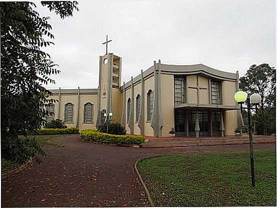 IGREJA EVANGLICA LUTERANA EM VILA NOVA-FOTO:RICARDO MERCADANTE - VILA NOVA - PR