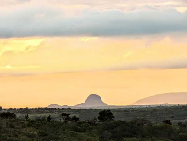 AMANHECER PEDRA DE ITABERABA - BAHIA, POR JEAN ROSA - TM PRINTER - ITABERABA - BA