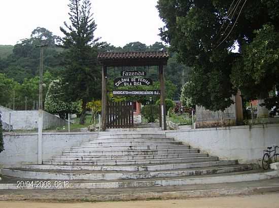 ENTRADA DA FAZENDA VILA RICA EM AVELAR-RJ-FOTO:MARCELO LEO - AVELAR - RJ