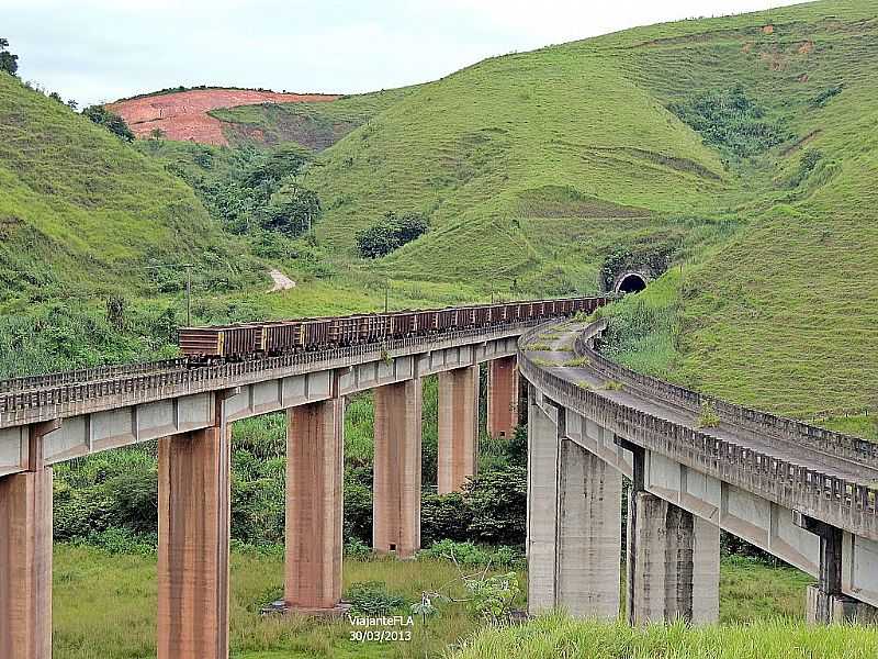 BARRA MANSA-RJ-RIO TNEL E A FERROVIA DO AO-FOTO:BRUNO VIAJANTEFLA - BARRA MANSA - RJ