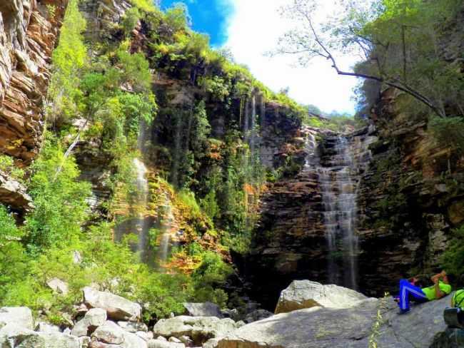 CACHOEIRA DA RONCADEIRA EM ITAET BAHIA, POR VAL MARQUES - ITAET - BA