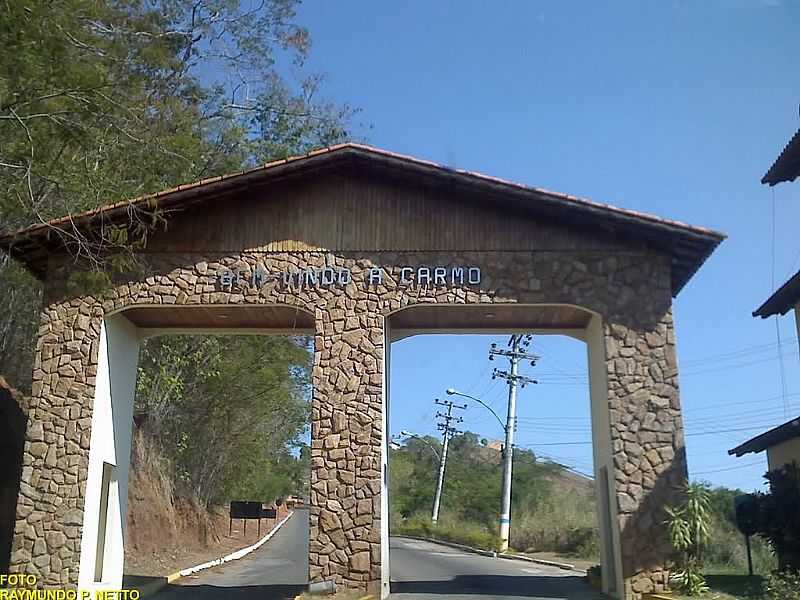 CARMO-RJ-PRTICO DE ENTRADA DA CIDADE-FOTO:RAYMUNDO P NETTO - CARMO - RJ