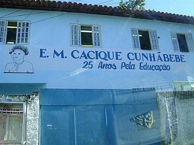 ESCOLA MUNICIPAL CACIQUE CUNHBEBE-FOTO: MBCAJUEIRO 3 - CUNHAMBEBE - RJ