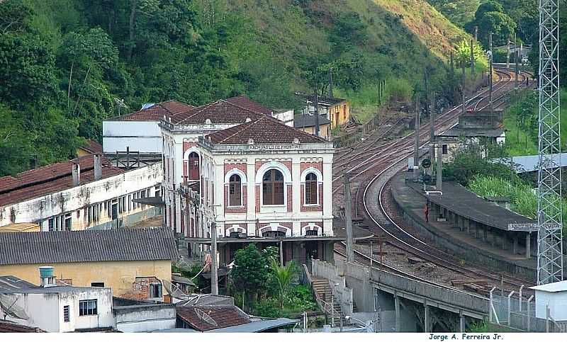 ENGENHEIRO PAULO DE FRONTIN-RJ-VISTA DA ESTAO E FERROVIA-FOTO:JORGE A. FERREIRA JR - ENGENHEIRO PAULO DE FRONTIN - RJ