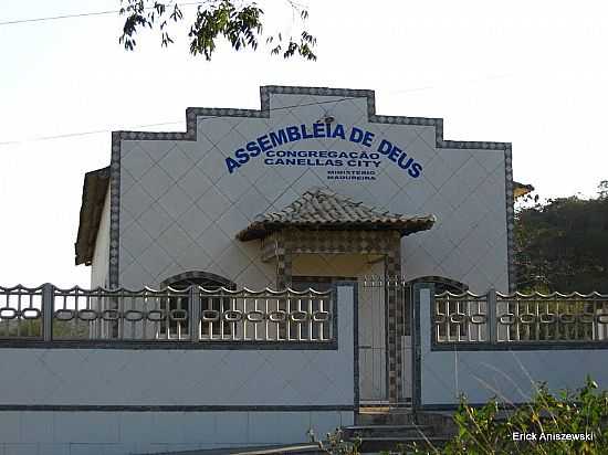 IGREJA DA ASSEMBLIA DE DEUS EM IGUABA GRANDE-FOTO:ERICK ANISZEWSKI - IGUABA GRANDE - RJ