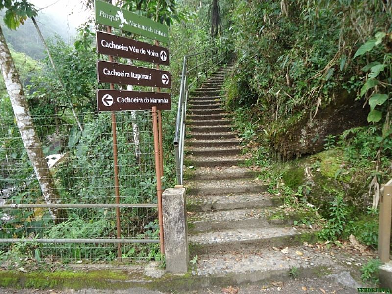 ITATIAIA-RJ-ESCADARIA PARA AS TRILHAS DAS CACHOEIRAS DO PARQUE NACIONAL-FOTO:WWW.VERDEJAVA.COM.BR - ITATIAIA - RJ