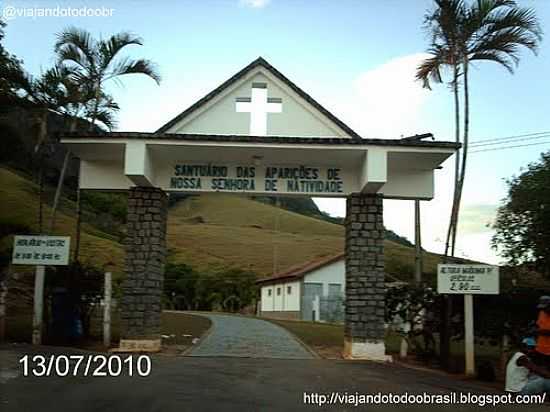 ENTRADA DO SANTURIO DAS APARIES DE N.SRA.DA NATIVIDADE EM NATIVIDADE-RJ-FOTO:SERGIO FALCETTI - NATIVIDADE - RJ