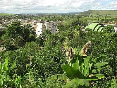 VISTA DA CIDADE E IGREJA, POR CARLOS H. SILVA - ITAMARAJU - BA