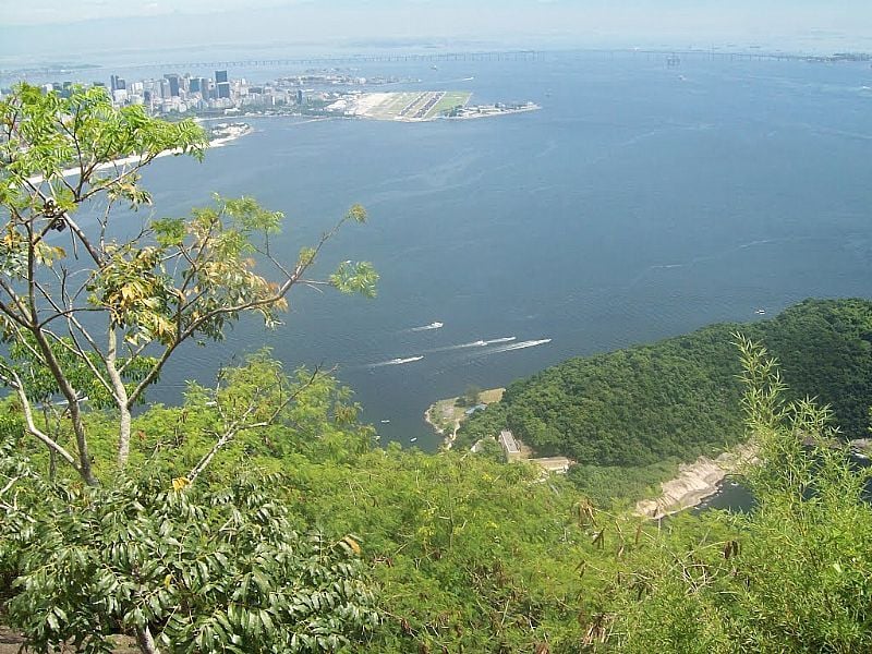 RIO DE JANEIRO-RJ-AEROPORTO SANTOS DUMONT VISTO DA URCA-FOTO:JOSUE MARINHO - RIO DE JANEIRO - RJ