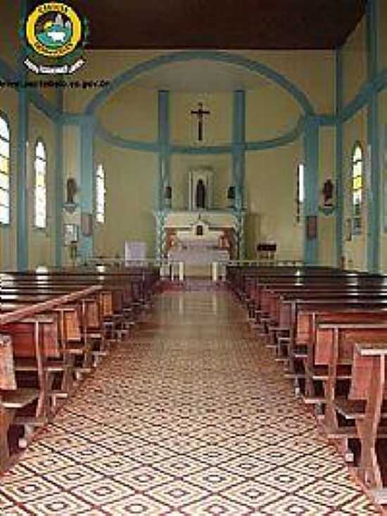 ITAMIRA-BA-INTERIOR DA IGREJA MATRIZ-FOTO:WIKIMAPIA. - ITAMIRA - BA