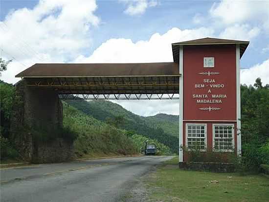 PRTICO DE ENTRADA DE SANTA MARIA MADALENA-RJ-FOTO:FABRCIO RODRIGUES - SANTA MARIA MADALENA - RJ