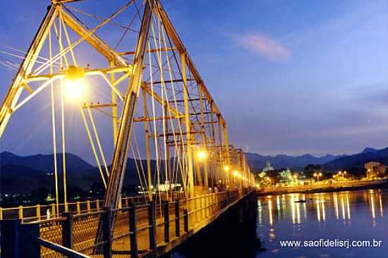 PONTE METLICA SOBRE O RIO PARABA DO SUL - SO FIDLIS - RJ