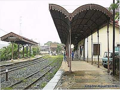 ESTAO FERROVIRIA -
FOTO FOTO AMADEU M. GOMES - SAPUCAIA - RJ