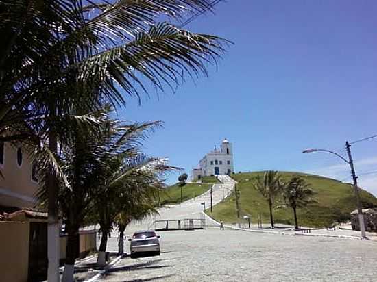 VISTA DA IGREJA DE N.SRA.DE NAZAR EM SAQUAREMA-RJ-FOTO:JOSE ADAL PEREIRA DE - SAQUAREMA - RJ