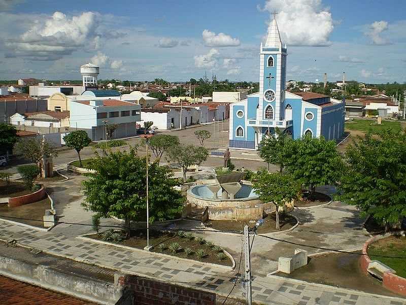 AFONSO BEZERRA-RN-PRAA E MATRIZ DE N.SRA.DAS GRAAS-FOTO:VICTORHM  - AFONSO BEZERRA - RN