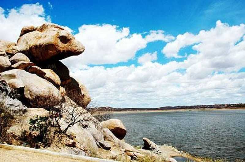 AFONSO BEZERRA-RN-VISTA DA BARRAGEM DO BOQUEIRO-FOTO:VICTORHM - AFONSO BEZERRA - RN