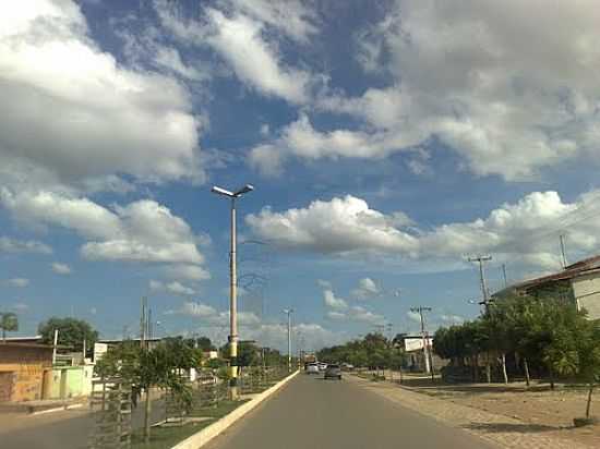 AVENIDA EM BARANA-FOTO:JORGE HIRATA - BARANA - RN