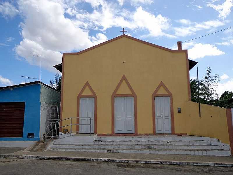 CRREGO DE SO MATEUS-RN-CAPELA DE N.SRA.DO PERPTUO SOCORRO-FOTO:GERALDO MAIA - CRREGO DE SO MATEUS - RN