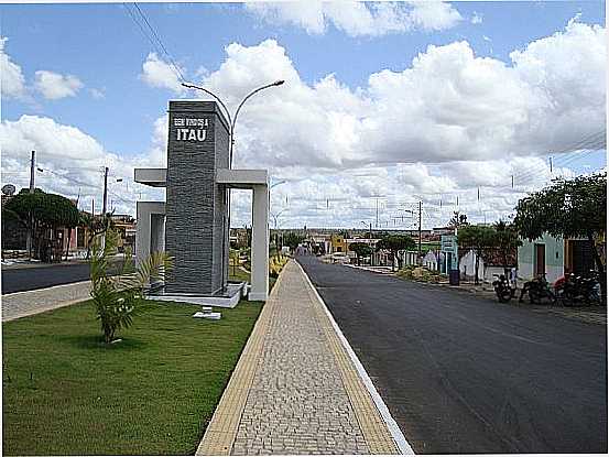 ITA-RN-PRTICO DE ENTRADA DA CIDADE-FOTO:WALTER LEITE - ITA - RN