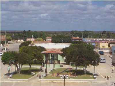 VISTA DA CIDADE NA TORRE DA IGREJA, POR NANINHA FERREIRA - JANDARA - RN