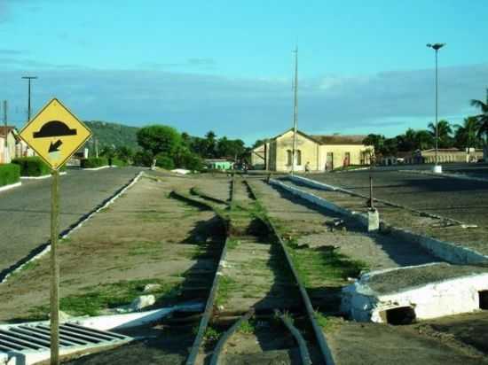 ESTAO FERROVIRIA EM JOO CMARA-FOTO:IARA VITAL - JOO CMARA - RN
