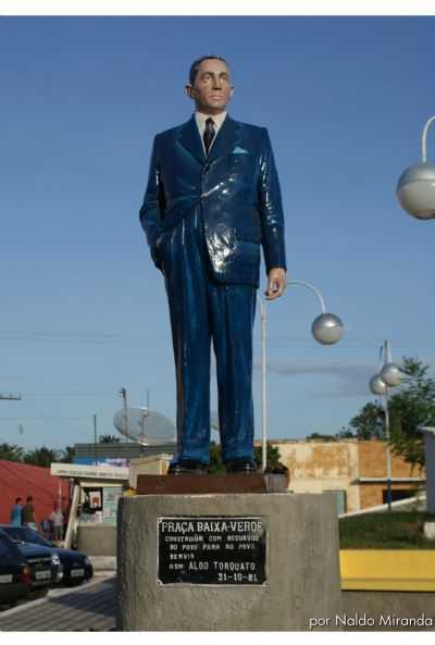 - ESTATUA DO FUNDADOR DA CIDADE JOO CMARA, POR - FOTOGRAFO NALDO MIRANDA - JOO CMARA - RN