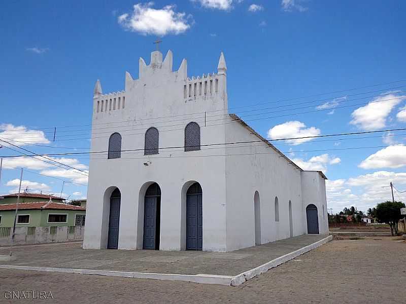 LAGOA DE VELHOS-RN-IGREJA MATRIZ-FOTO:GERALDO MAIA - LAGOA DE VELHOS - RN