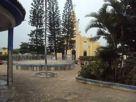 PRAA DA MATRIZ DE LAGOA NOVA-FOTO:FRANCISCA FELIX - LAGOA NOVA - RN