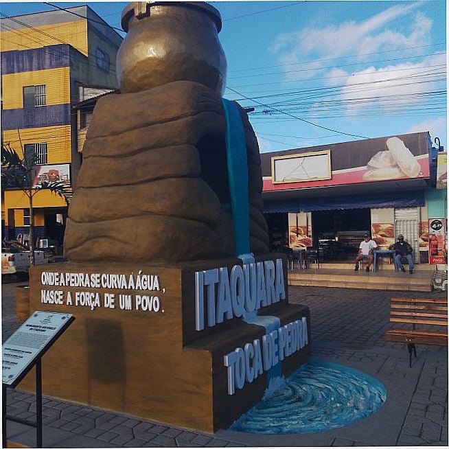 MONUMENTO HISTRICO, POR BIELL FERREIRA - ITAQUARA - BA