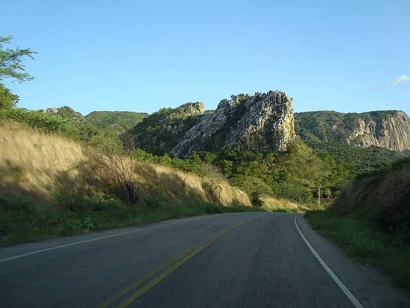 MARTINS-RN-SERROTE NO INCIO DA SUBIDA DA SERRA DE MARTINS-FOTO:WALTER LEITE - MARTINS - RN