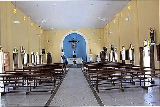 MAXARANGUAPE-RN-INTERIOR DA IGREJA DE N.SRA.DA CONCEIO-FOTO:WILSON ALCARAS - MAXARANGUAPE - RN