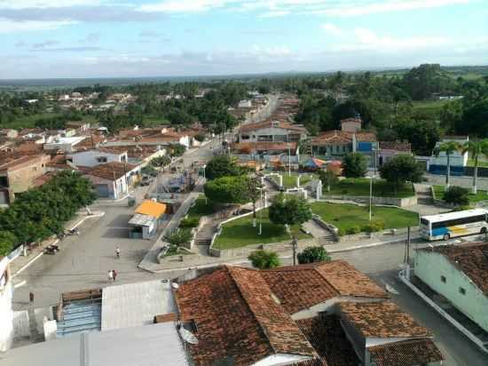 VISTA DE ALTO DA CIDADE DE MONTANHAS, POR MOZANIEL SOARES - MONTANHAS - RN