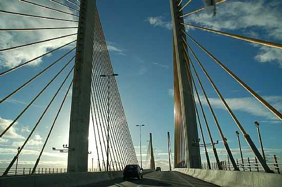 NATAL-RN-PONTE SOBRE O RIO POTENGI-FOTO:MAURICIO F. PINHO - NATAL - RN