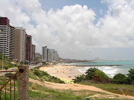 NATAL-RN-VISTA DA PRAIA DE AREIA PRETA-FOTO:MARCUS SAMPAIO - NATAL - RN